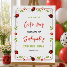 Two Cute Ladybug 2nd Birthday Party for Kids