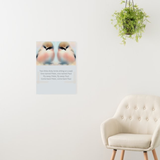 Two cute nursery rhymes Foam Boards (In Situ (Wall))