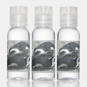 Two Cute Penguins Travel Bottle Set Hand Sanitizer