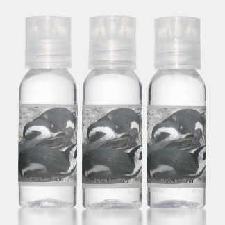 Two Cute Penguins Travel Bottle Set Hand Sanitizer