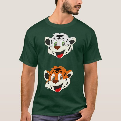 Two Cute Tigers T_Shirt