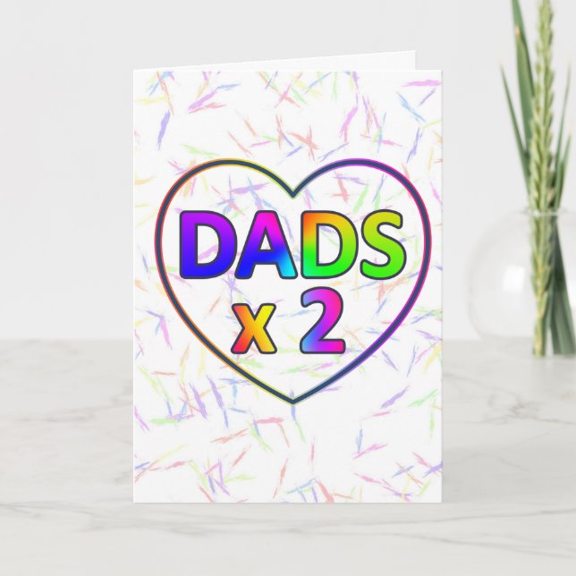 Two Dads Father’s Day Card (Front)