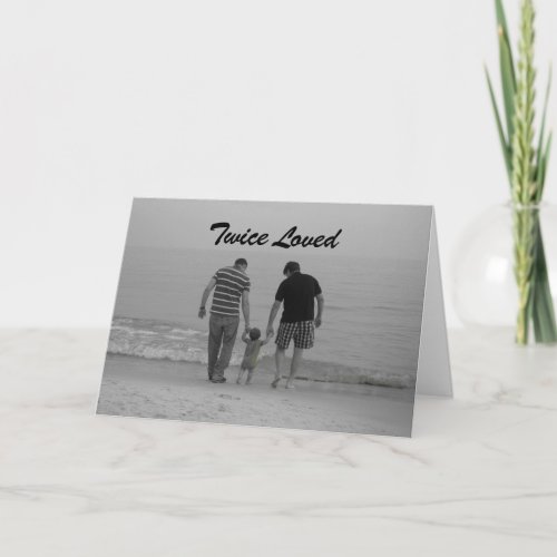 TWO DADS HAPPY FATHERS DAY CARD