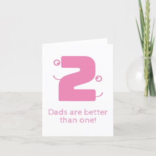 Two Dads Thank You Card
