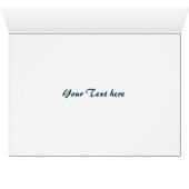 Two Daisies Greeting Note Card (Inside Horizontal (Bottom))