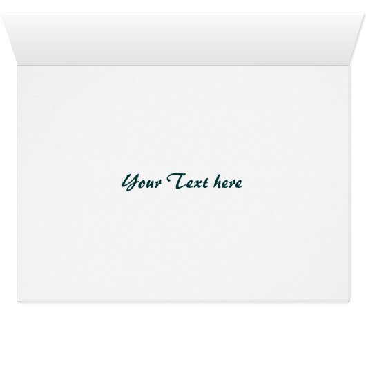 Two Daisies Greeting Note Card (Inside Horizontal (Bottom))