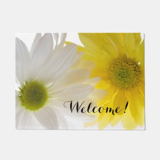 Two Daisies Doormat