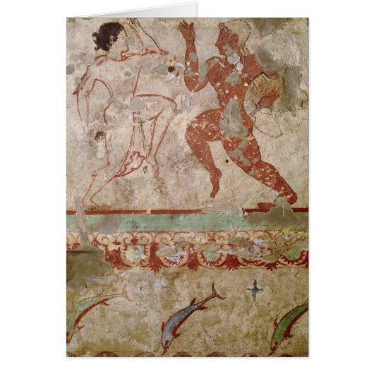 Two Dancers and Dolphins Cards (Front)