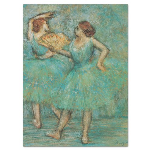 Two Dancers by Edgar Degas Tissue Paper