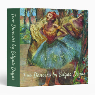 Two Dancers by Edgar Degas, Vintage Ballet Art 3 Ring Binder