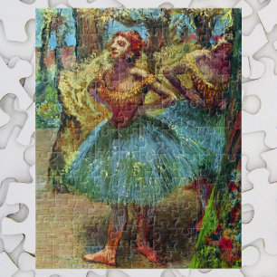 Two Dancers by Edgar Degas, Vintage Ballet Art Jigsaw Puzzle