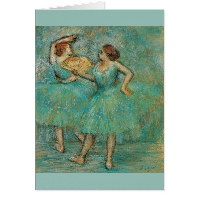 Two Dancers Edgar Degas Cards (Front)