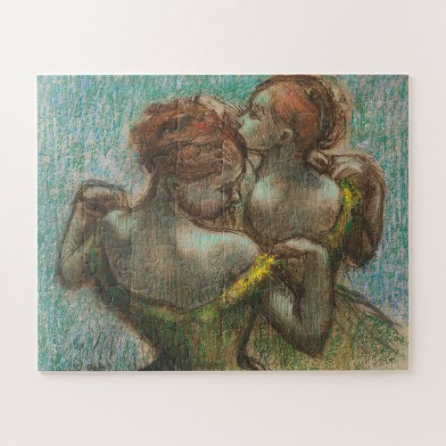 Two Dancers Half_length Degas Art  Jigsaw Puzzle