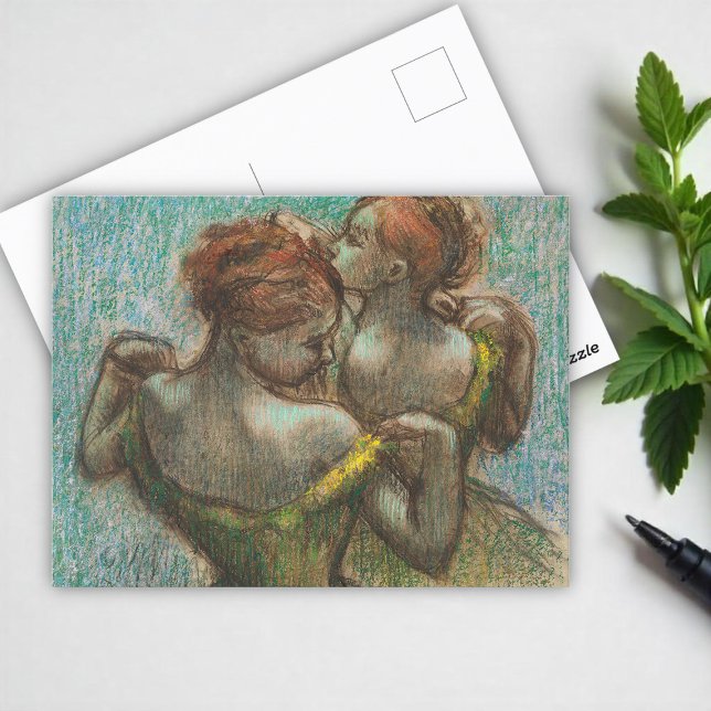 Two Dancers, Half-length, Degas Art  Postcard (Creator Uploaded)