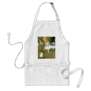 Two Dancers - Japanese Chin (L1) Adult Apron