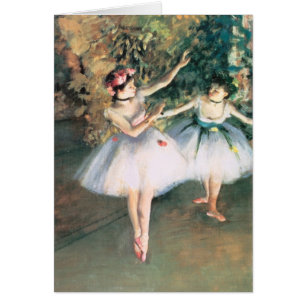 Two Dancers on a Stage by Edgar Degas, Vintage Art