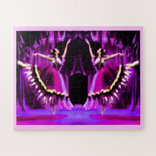 Two dancing ballerinas art jigsaw puzzle