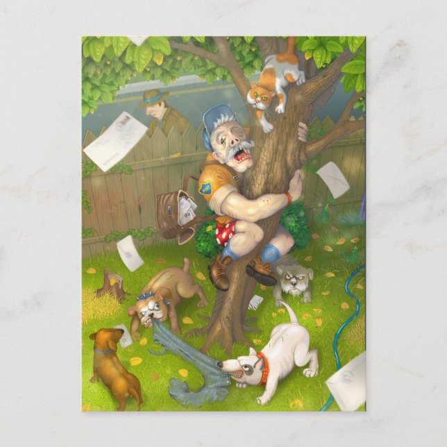 Two days before retirement postcard (Front)