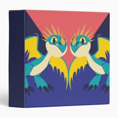 Two Deadly Nader Dragons 3 Ring Binder
