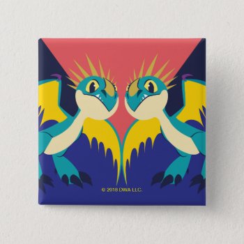 Two Deadly Nader Dragons Button by howtotrainyourdragon at Zazzle
