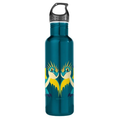 Two Deadly Nader Dragons Stainless Steel Water Bottle