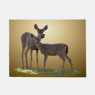 TWO DEER DOORMAT