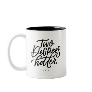 Two Degrees Hotter Two-Tone Coffee Mug