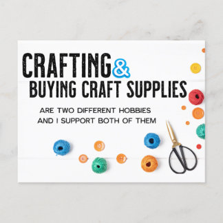 Two different hobbies postcard