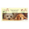 Two dog Christmas card photo template