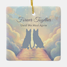 Two Dog Memorial Photos Until We Meet Again