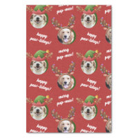 Rustic Christmas Reindeer Antler Ornaments Wrapping Paper, Zazzle in 2023