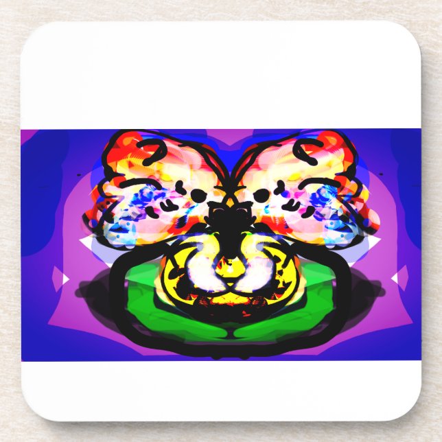 Two Doves  spring  Beverage Coaster (Front)