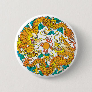 Two dragons button