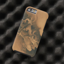 Two Dragons in Clouds Vintage Tough iPhone 6 Case