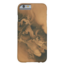 Two Dragons in Clouds Vintage Barely There iPhone 6 Case