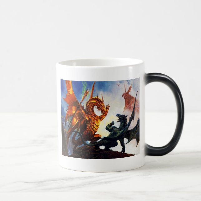 Two Dragons On A Mug (Right)