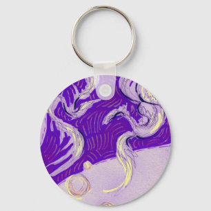 Two Dragons, Three Suns Keychain