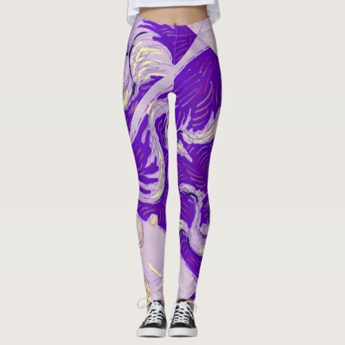 Two Dragons Three Suns Leggings