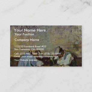 Two Drunks By Grigorescu Nicolae (Best Quality) Business Card