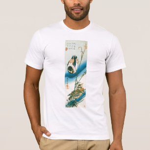 Two Ducks Swimming Among Reeds T-Shirt