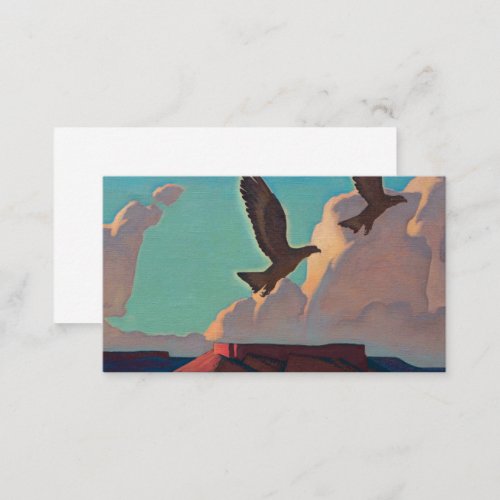 Two Eagles 1933 by Maynard Dixon Business Card