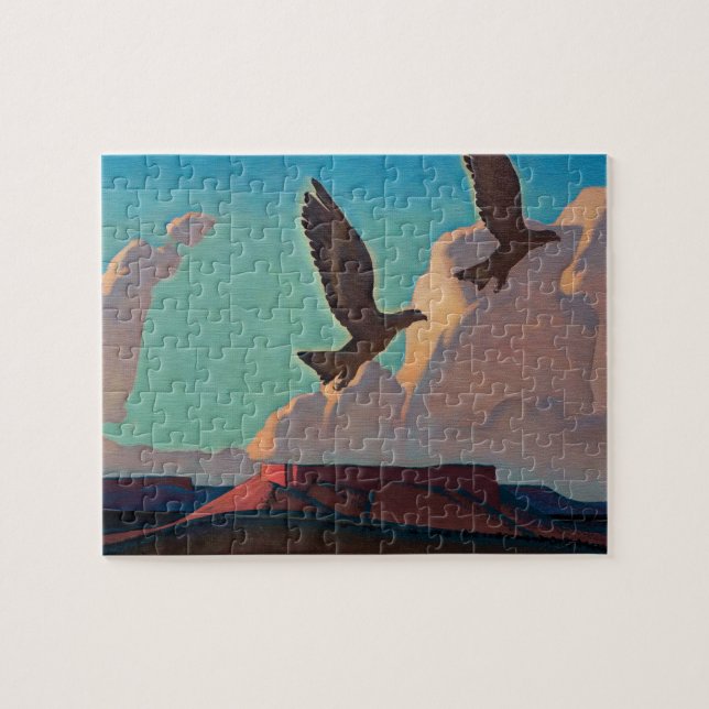 Two Eagles by Maynard Dixon Jigsaw Puzzle (Horizontal)