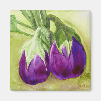 Two Eggplants Magnet