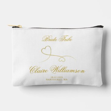 Two Elegant Gold Hearts | Bride Tribe