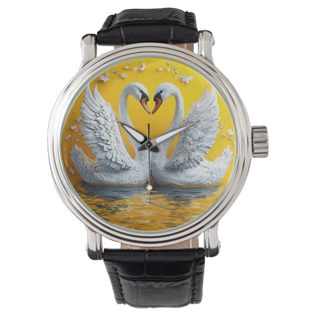 Two Elegant Swans Watch (Front)