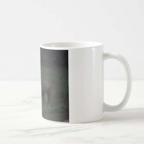 Two Elk  Bulls interlocked in Battle Coffee Mug