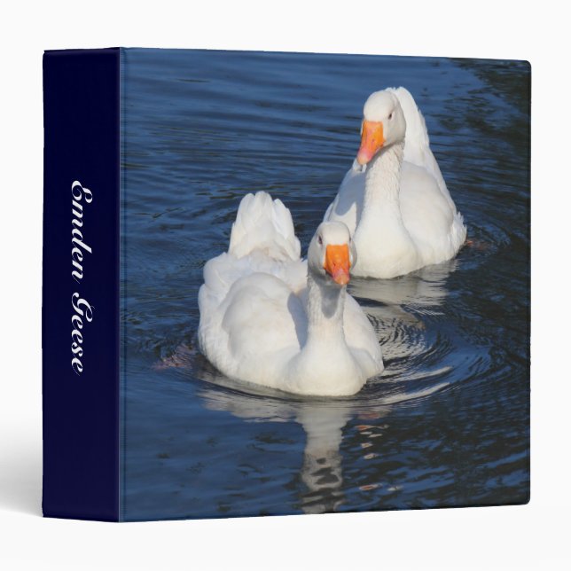 Two Emden Geese II Binder (Front/Spine)