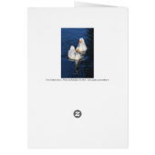 Two Emden Geese II Cards (Back)