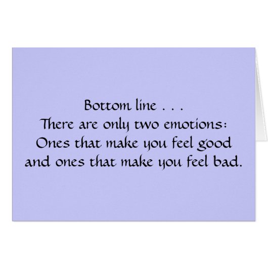 Two Emotions (Front Horizontal)