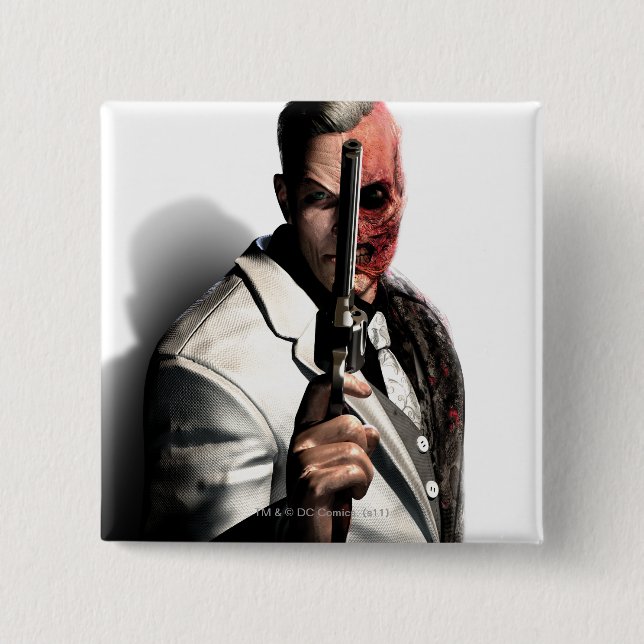 Two-Face 2 Pinback Button (Front)